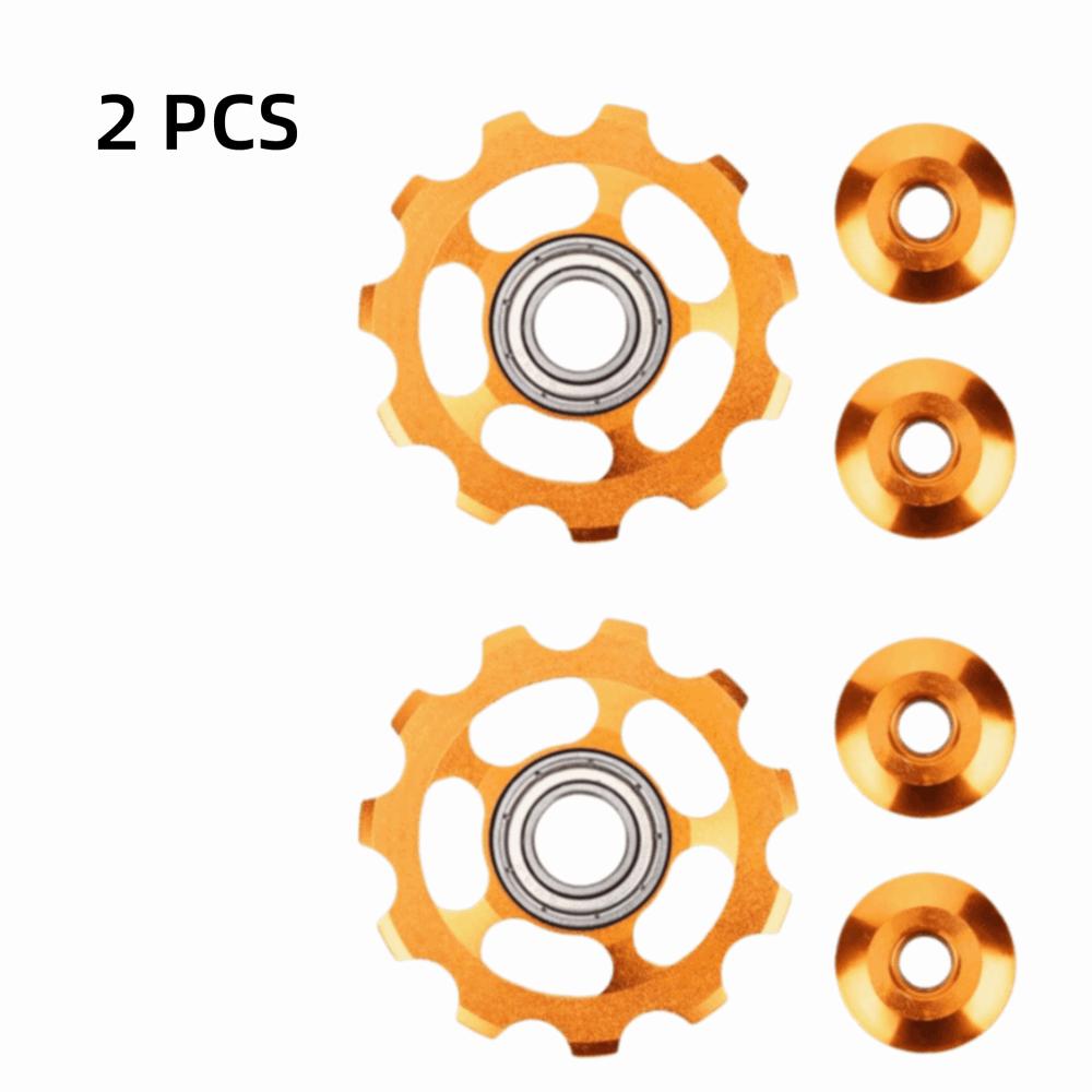 Sealed Bearing Bike Jockey Wheel Aluminum Zinc Zinc Alloy Bicycle Bearing for 2pcs Road Bike