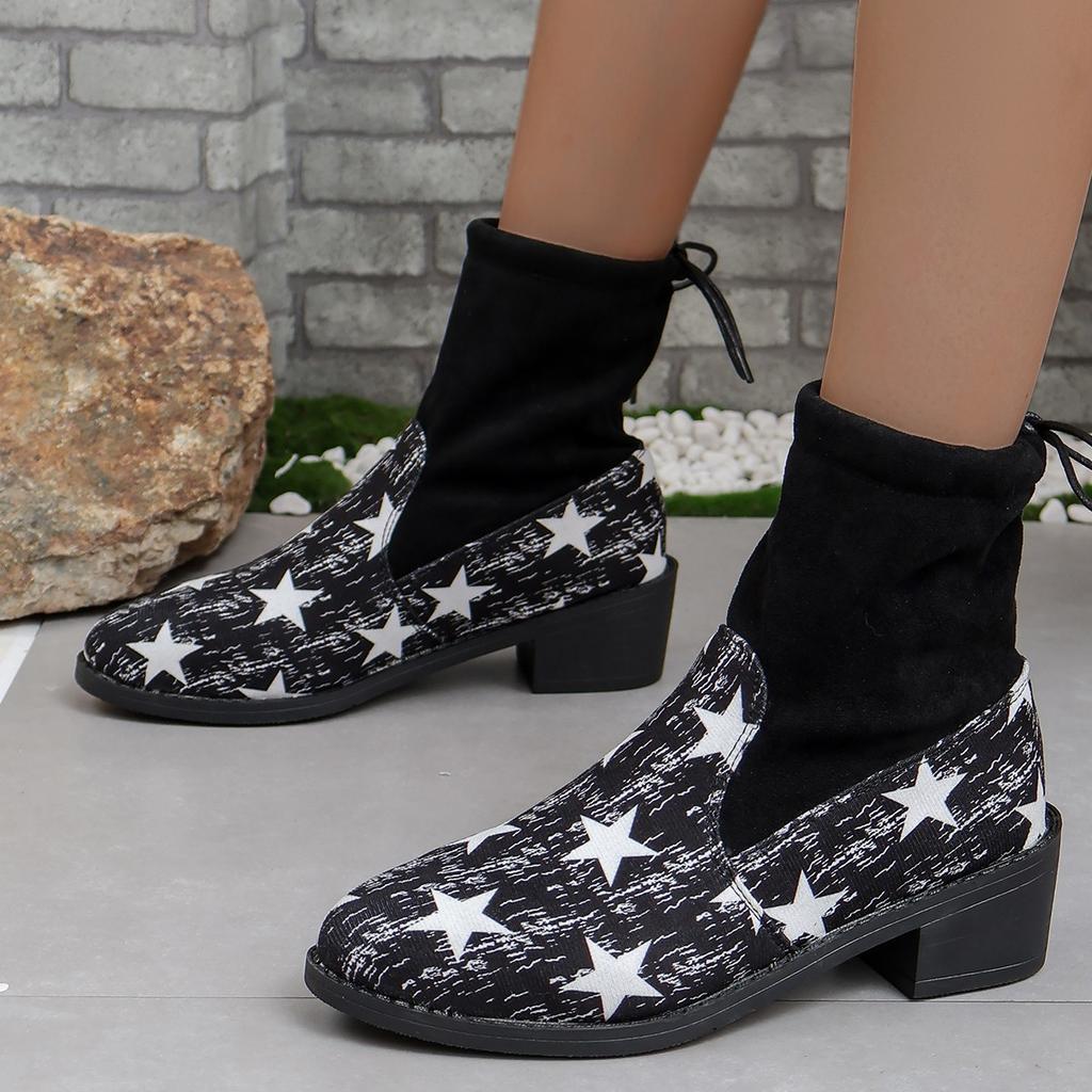 Winter 2024 New High Quality Fashion Women's Ankle Boots Zipper Pointed Lace Up High Heels Women's Boots Party Women's Boots