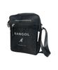 KANGOL Mini Shoulder Bag, Crossbody Bag, KGSA-BG00262 (BLACKWHITE)