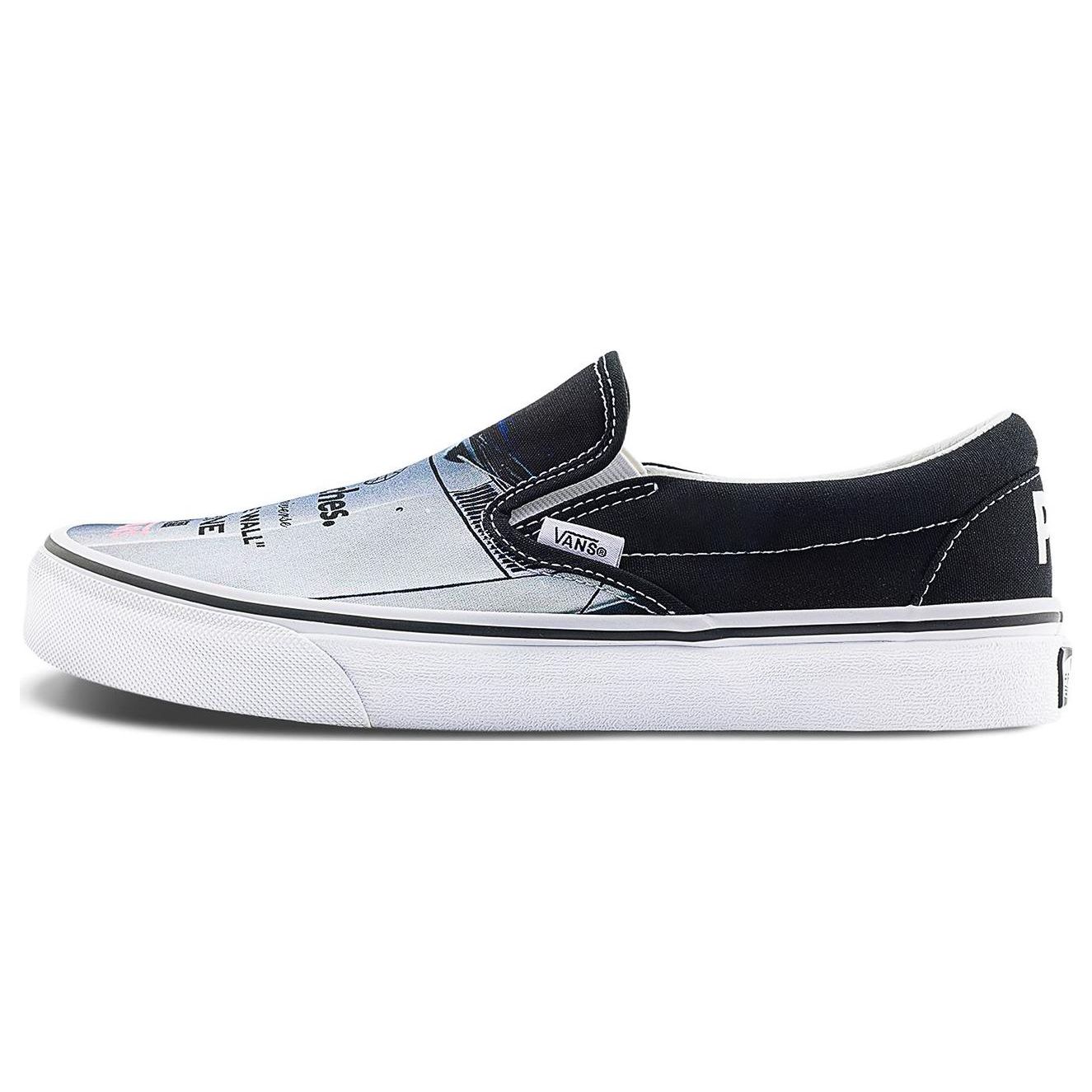 

Vans Unisex Peaches Classic Slip-On Black White VN0A5JLXBPB 36.5