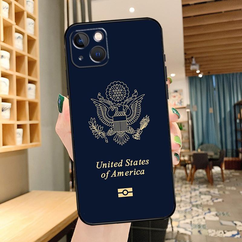 

America USA Flag Cover For iPhone 14 15 16 Pro Max XS XR X Case For iPhone 11 12 13 Pro Max Mini Plus iPhone 14Pro MAX