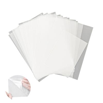 10 Pcs A3/A4 Adhesive Patches Double-Sided Adhesive Film Iron On Patches For DIY Projects And Fabric Decorations