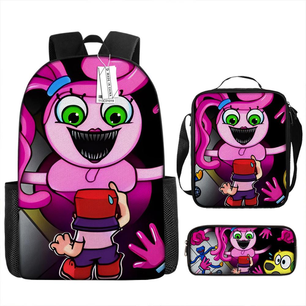 Rainbow Friends Animation Middle School Student Schoolbag Cartoon Primary School Student Backpack Burden Reduction Design
