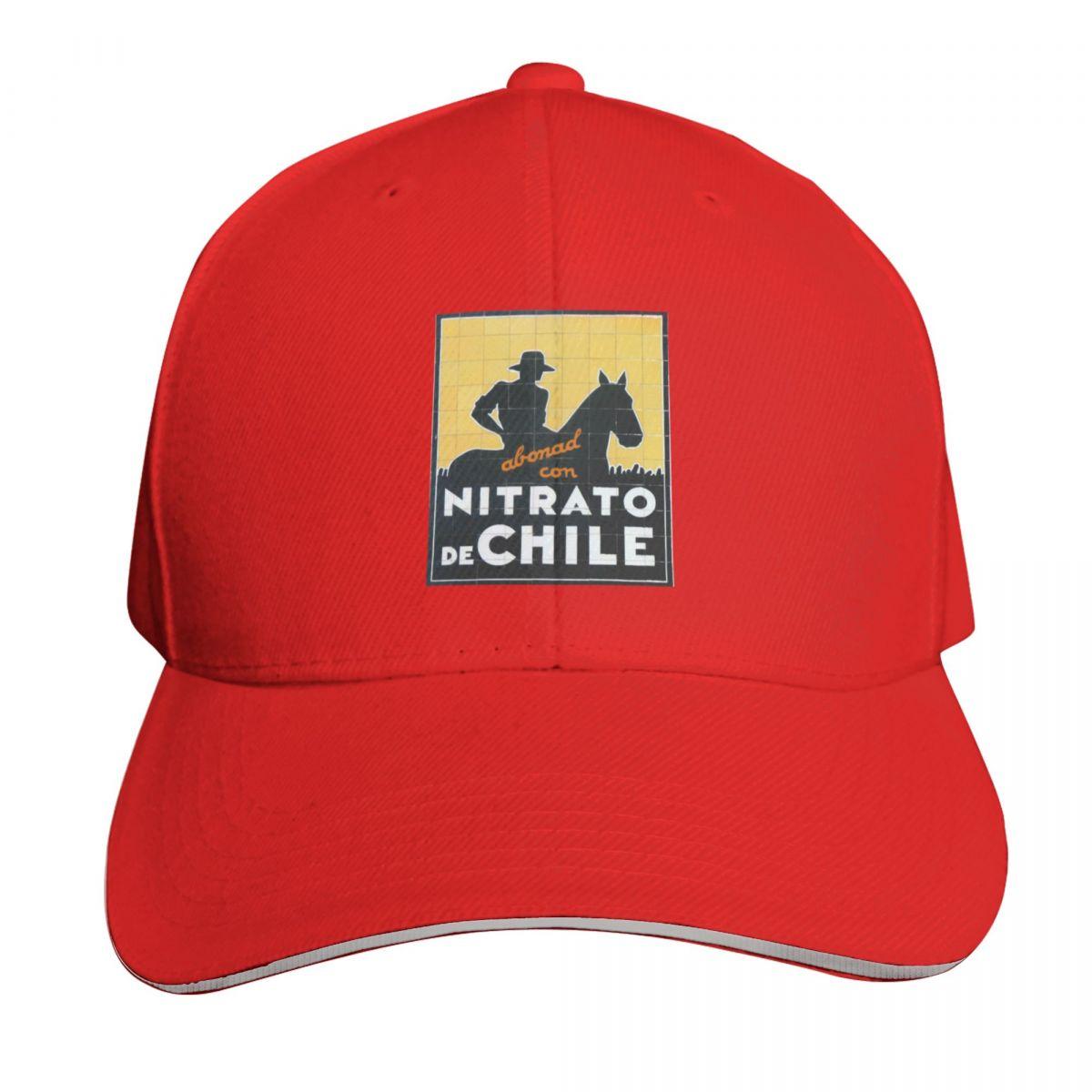 Nitrato de chile old city spanish logo Baseball Cap black Unique hats Sun Cap hiking hat GirlS Hats Unisexs