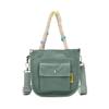 Stylish Black Canvas Shoulder Bag For Women With Large Capacity For Daily Use