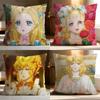 Fashion TThe Rose of Versailleses Cushion Cover Soft Washable Pillow Case Multi-Scene for Couch Bed Travel Office Use