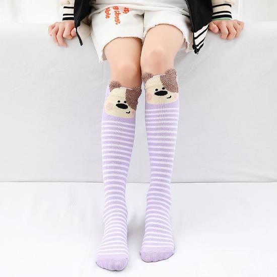Children warmer ankle short lovely socks Cartoon Cute Kids child Knee High Socks infant cotton Baby Animal Over Knee Socks girls