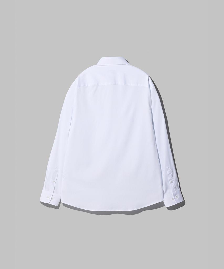 STCO [Form] Tencel Twill Stretch Shirt_White (Slim Fit)_Sdsxz10Ssw