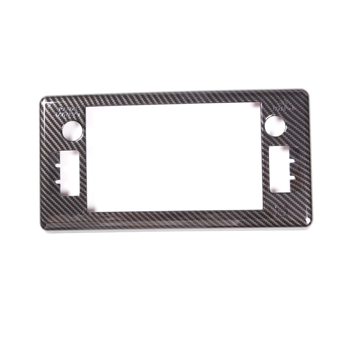 Carbon Fiber Car Center Dashboard Navigation Screen Frame Trim For Toyota GR86 For Subaru BRZ ZD8 -2025 Cover Accessories ABS Carbon Style