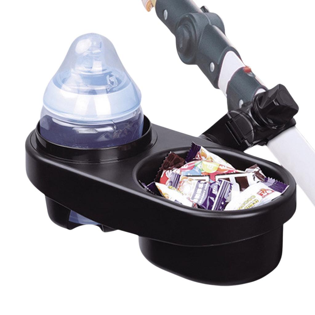 Buy Stroller Double Cup Holder Pushchair Bottle Snack Box Shelf at