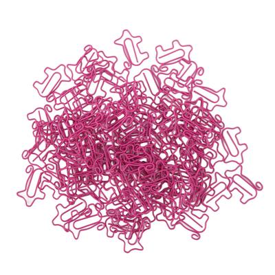 100pcs Piglet Paper Clips Lovely Fun Paper Clips Skid Resistant Plated Metal Bookmark Clips for