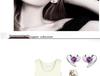 S925 Sterling Silver Heart-shaped Stud Earrings, Korean Retro Style