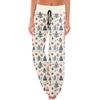 Pajama Pants Sleepwear Casual Drawstring Elastic Waist Pants Comfy Straight Yoga Loose Trousers