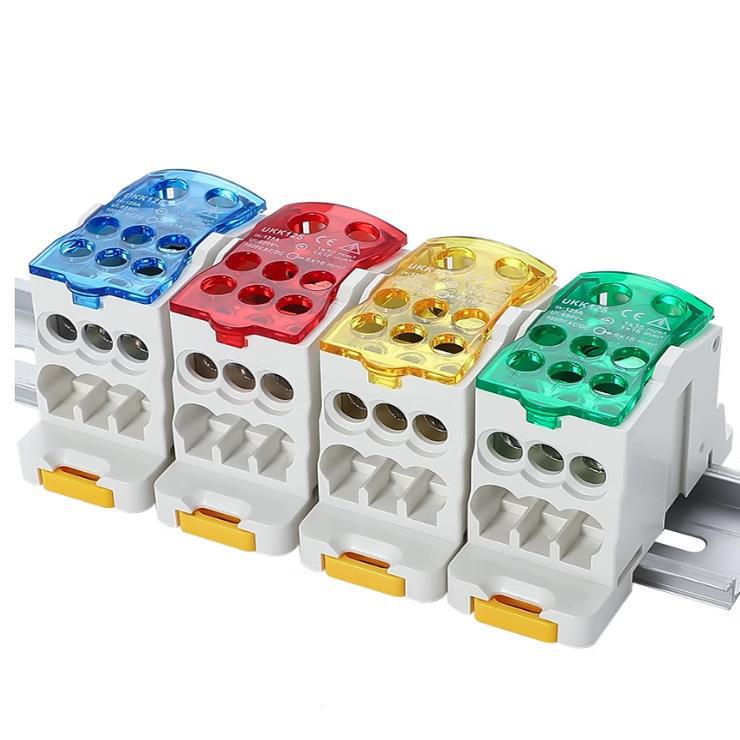 Scatola di derivazione unipolare montata su guida UKK 80/125/160A Scatola terminale multi-uscita