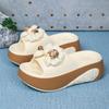 Fashion 2025 Women Slippers EVA Soft Sole Summer Casual Women Platform Sandals Fashion Non-Slip Beach Slippers Luxury Slides Women