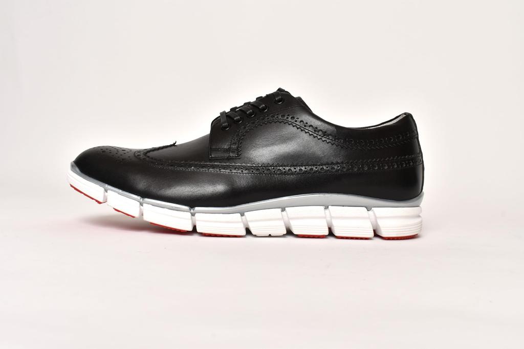 Leather Shoes Sneakers Made in Japan Casual Shoes Wing Tip Genuine Leather Easy to Walk Black cm [Hiroshitsubouchi] [HTO-0210] [HTO-AD05] Men's 26.0
