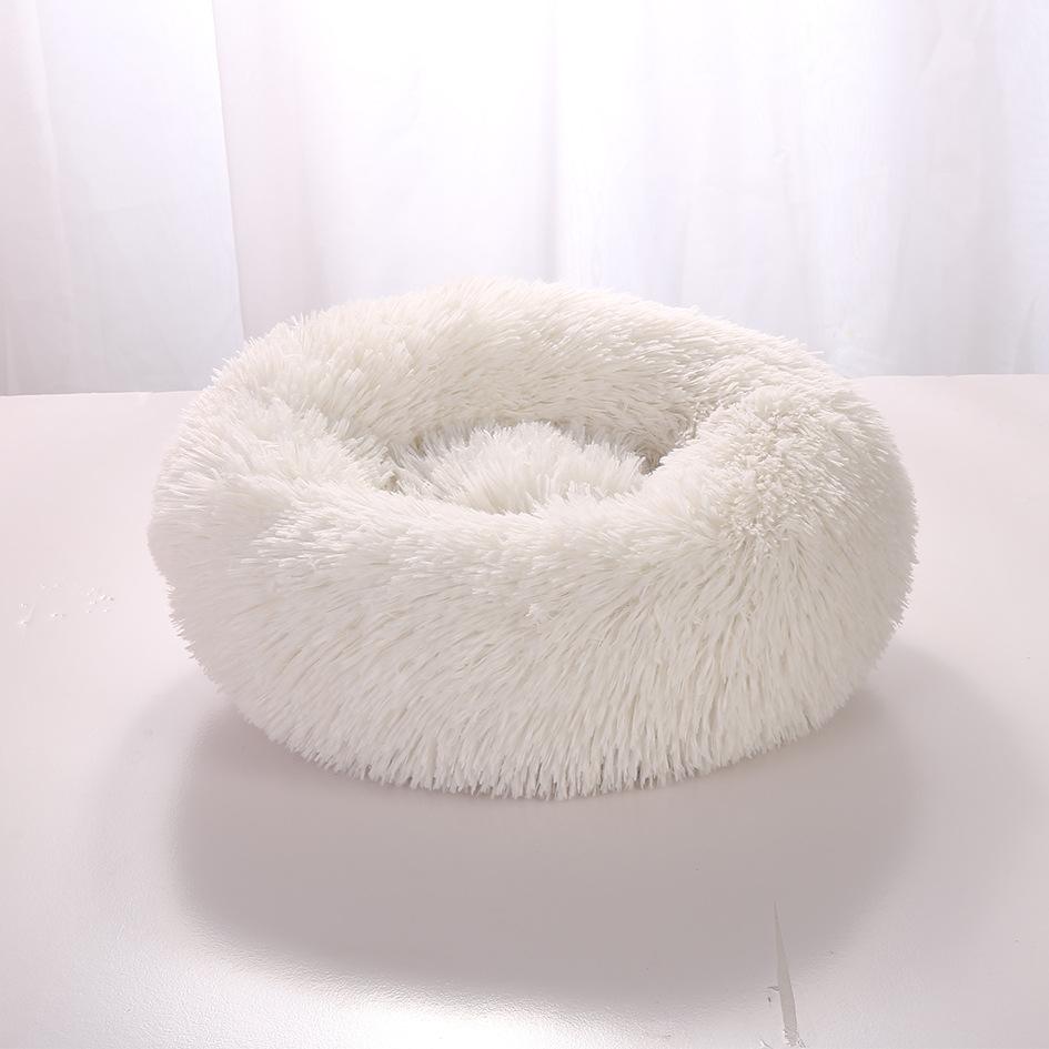 Super Soft Dog Bed Plush Cat Mat Dog Beds Round Cushion Pet Product Accessories Washable Dog and Cat Cushion Bed Winter Warm Sofa Hot Sell
