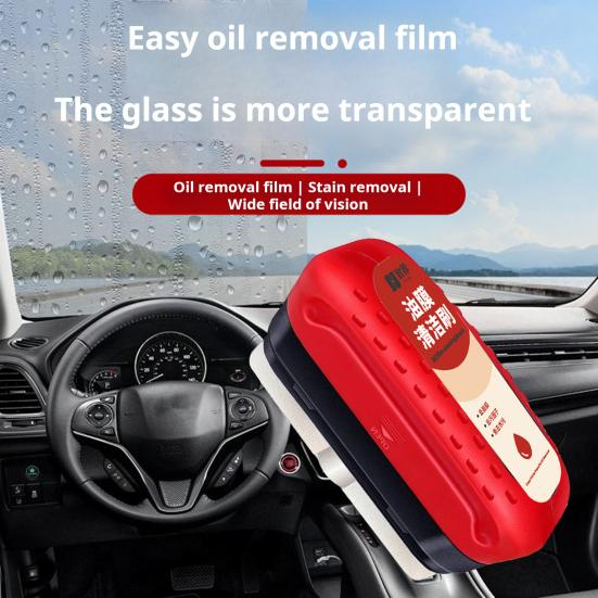 Olejový film na sklo automobilu Odstraňování skvrn Čistič čelního skla Ekologický Dlouhotrvající ochrana Přenosný kartáč na čištění olejového filmu pro automobilový průmysl