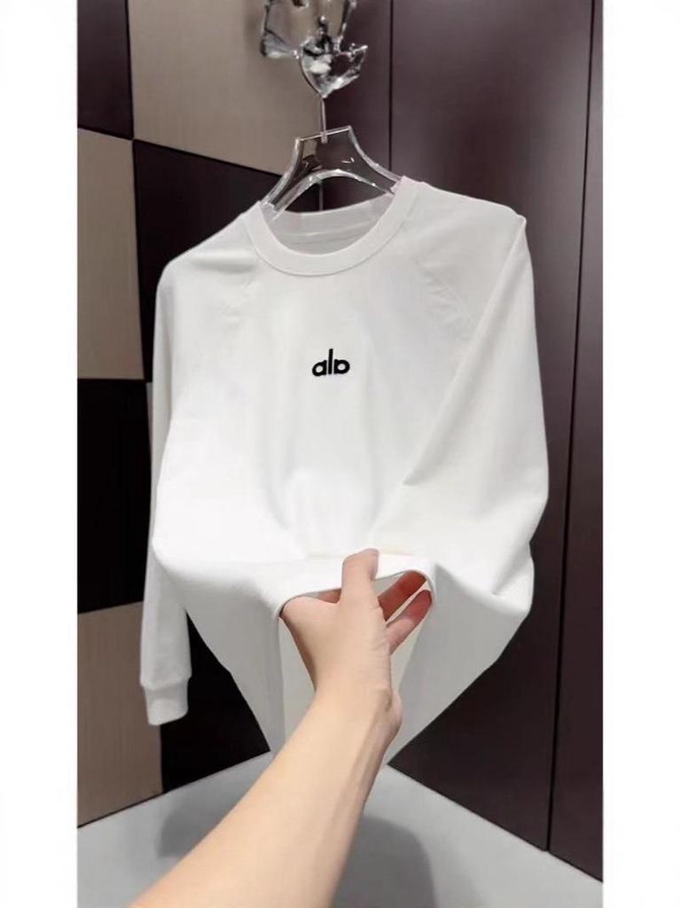 2025 Men's Long-Sleeve Fleece Patchwork Round Neck Casual Sweatshirt