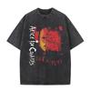 Men'S Retro Oversized T-Shirts Limited Rock Band Alice In Chains Washed Vintage T Shirt Women Punk Pop Music T Shirts