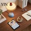 Adjustable Brightness Office Light Retro Glass Mushroom Table Lamp, USB Rechargeable Touch Control Bedside Modern Aesthetic Room Lamp 3 Colors