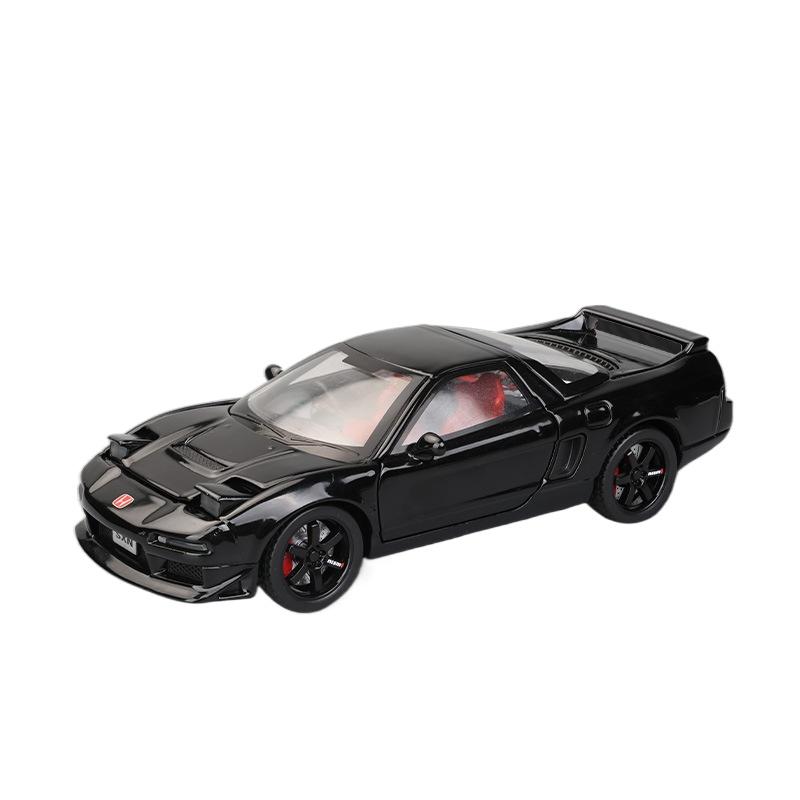 1/32 Alloy Die Cast Honda Acura NSX NA1 Sports Car Model Simulation Sound and Light Belt Base Collection Ornament Gift