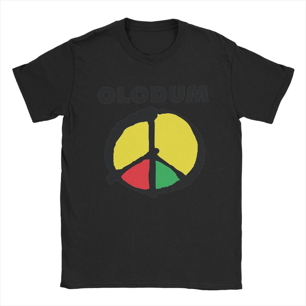 Olodum Ανδρικά T-Shirts Casual 100% Βαμβακερά Μπλουζάκια Στρογγυλή Λαιμόκοψη Κοντομάνικα T-Shirt Δώρο Ρούχα