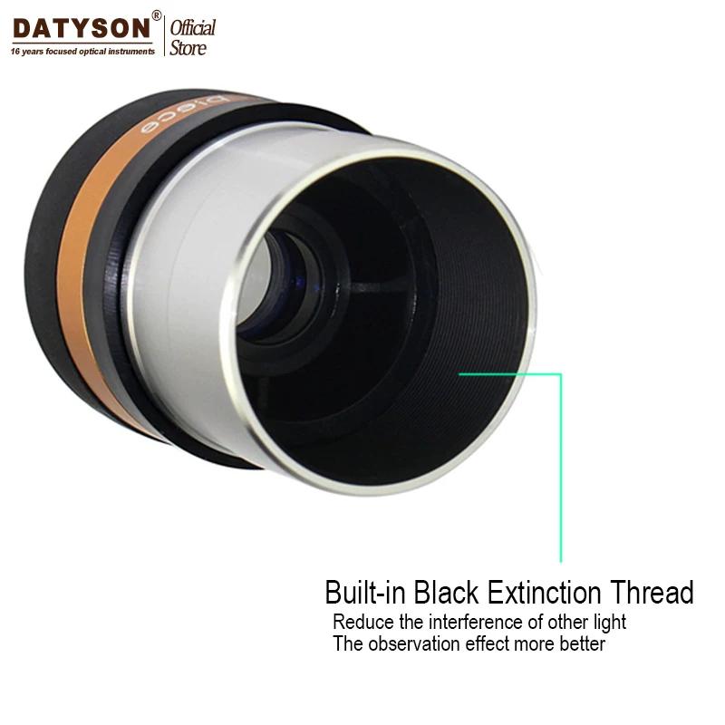 Datyson Astronomical Telescope Accessories 1.25-Inch 62-Degree 4mm Aspherical Body Wide-Angle Eyepiece 5p9893