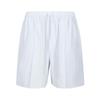 LESS 2026 Autumn Light Blue Striped Casual Shorts
