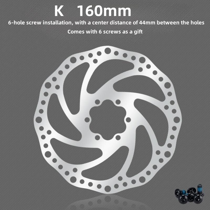 Bicycle Disc Brake Rotor 160/180 Thickness 1.8mm Bicycle Rotor Electric Scooter Rotor Bicycle Brake Rotor Bicycle Parts