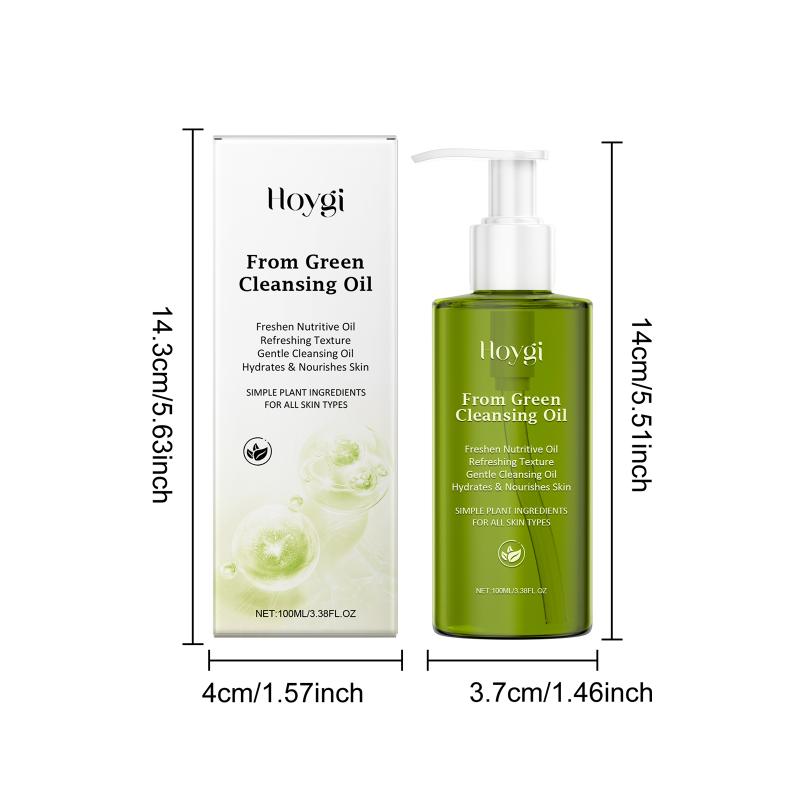 100ml Cleansing Oil Gentle Makeup Remover Deep Cleansing Pore Blackhead Exfoliating Face Oil for Sensitive Skin