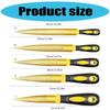 Ergonomic Handle Wood File Woodworking Carving Tapered Rasp for Comfortable Use in Home Craft Projects and Wood Shaping