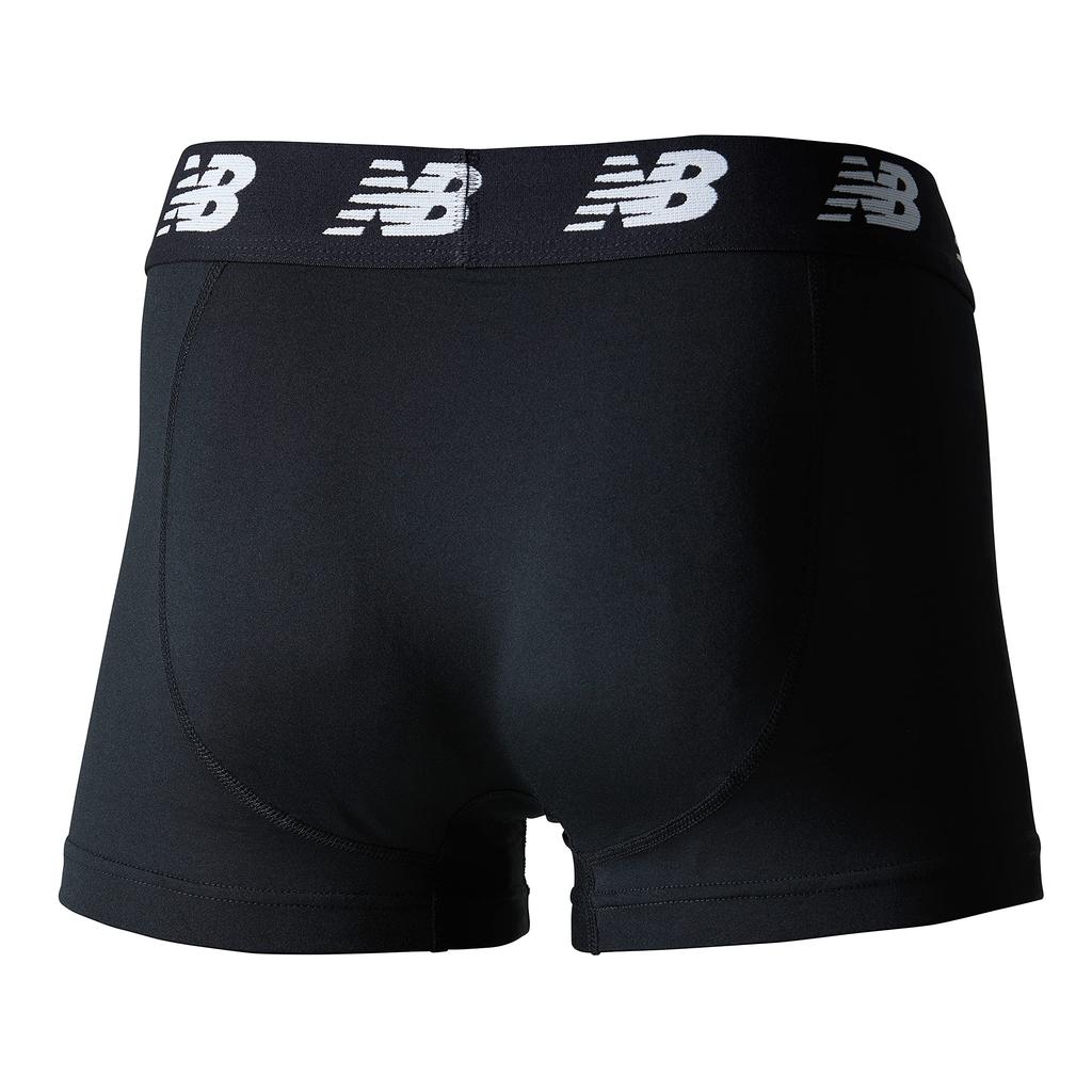 Boxer Premium 3 Front 3 Pack Quick 3 S [New Balance] Briefs, Boxer, Inch, Closure, (LAU13009), Dry, Pack, Men's, Black,