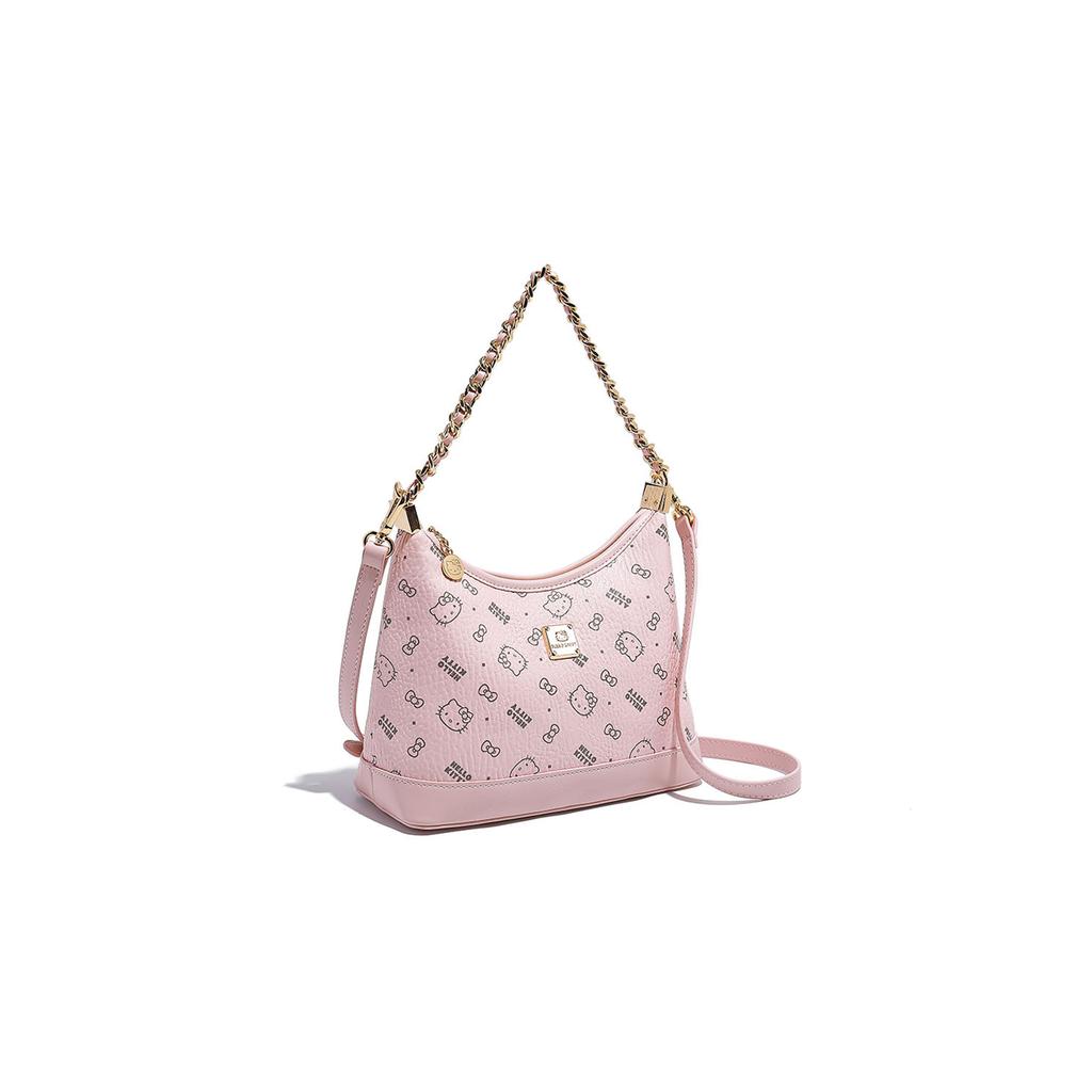 New Sanrio Hello Kitty PU Portable Crossbody Bag, Shoulder Bag Women's Pink/Brown/Milk Tea SHHF41588