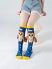 3D Cartoon Überknie Kinder Mittelwaden Socken - Herbst/Winter Kollektion
