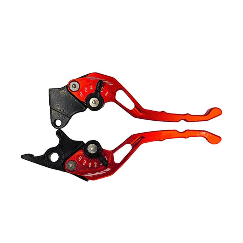 New CNC Motorcycle Brake Lever Adjustable Aluminium Alloy Brake Handle Dual Disc Drum Brake Accessories