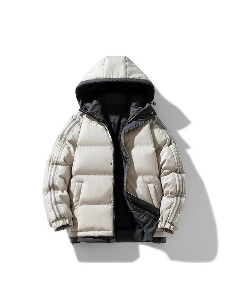 Men's Thick Hooded Casual Winter Cotton Jacket