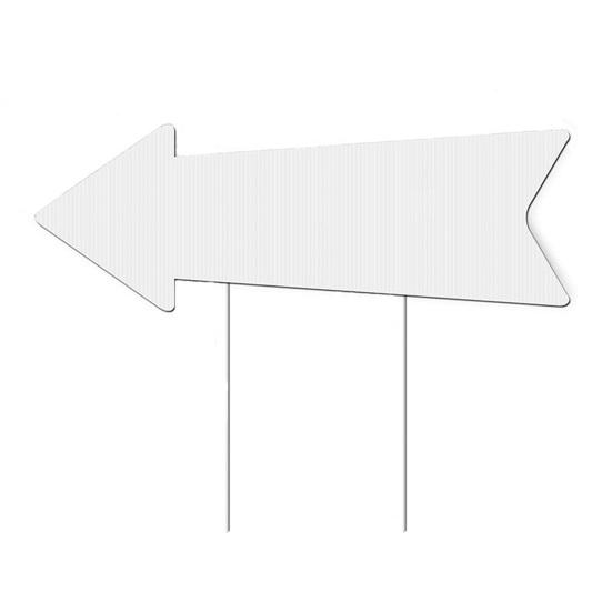 1Pc/5Pcs Blank Arrow Signs High Strength Weather Resistant DIY Widely Used Easy