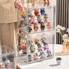 Klare, faltbare Acryl-Displaybox für Figuren, Miniaturfiguren, Puppen & Actionfiguren, Spielzeug-Display-Organizer