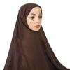 Newest Underscarf Instant Chiffon Hijab Jersey Bonnet Headscarf Long Shawl Scarf Women 1PC Retail