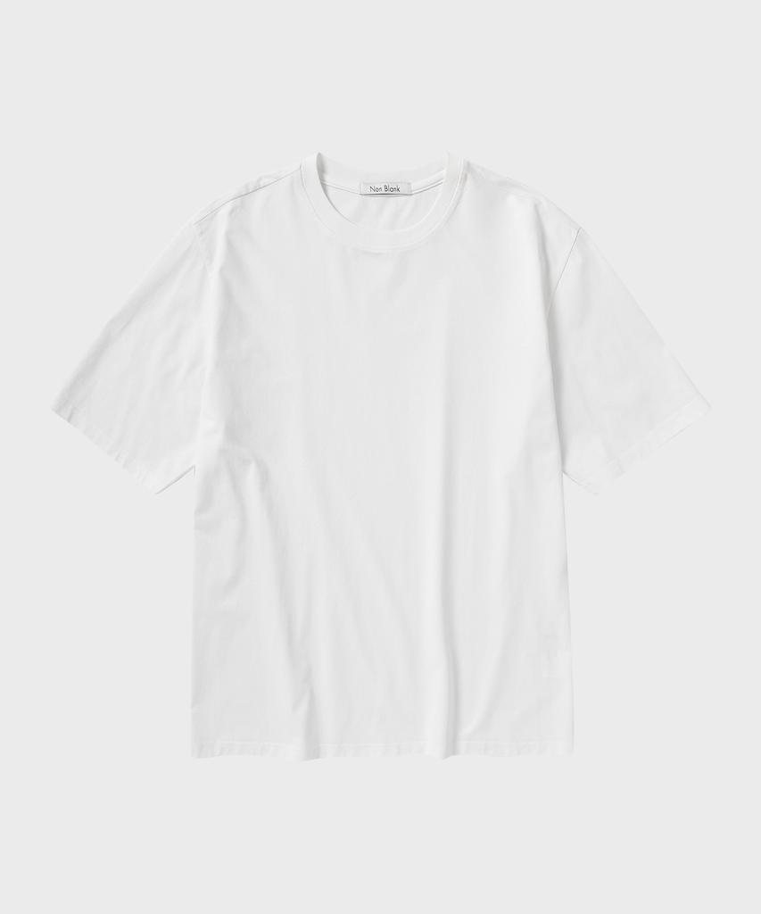NONBLANK Reporter Cotton Hs T-Shirt_White