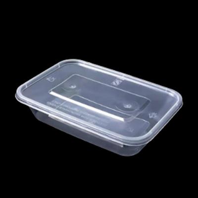 Contenants Alimentaires Carrés Transparents Jetables avec Couvercles