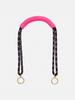 XIMDOMADO Macramee Bag Strap - Navy & Pink