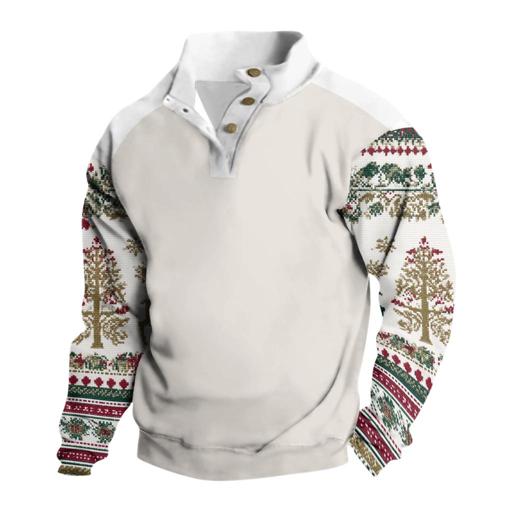 Men's Fleece Hoodie Casual Long Sleeve Sweatshirt