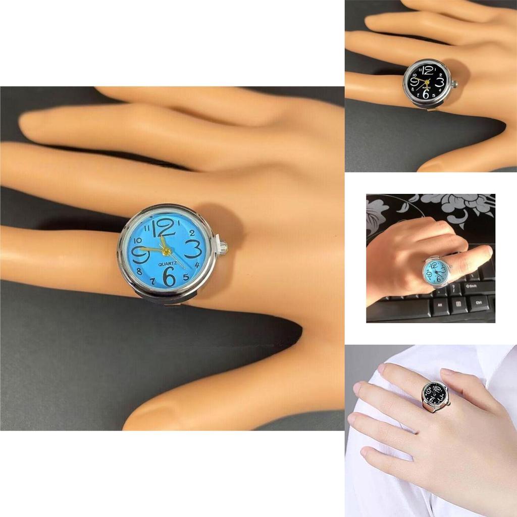 Stylish Couple's Finger Watch With Unique Design Quartz Movement For Trendy Individuals