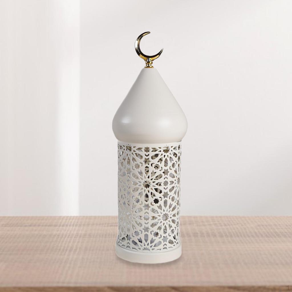 Ramadan-Lampe Dekorative Tischornament Tischdekoration Dekor Eisenkunst
