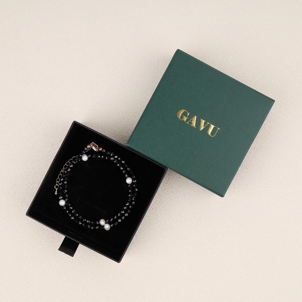 GAVU Spinel Freshwater Pearl Birthstone Power Stone Necklace for Women