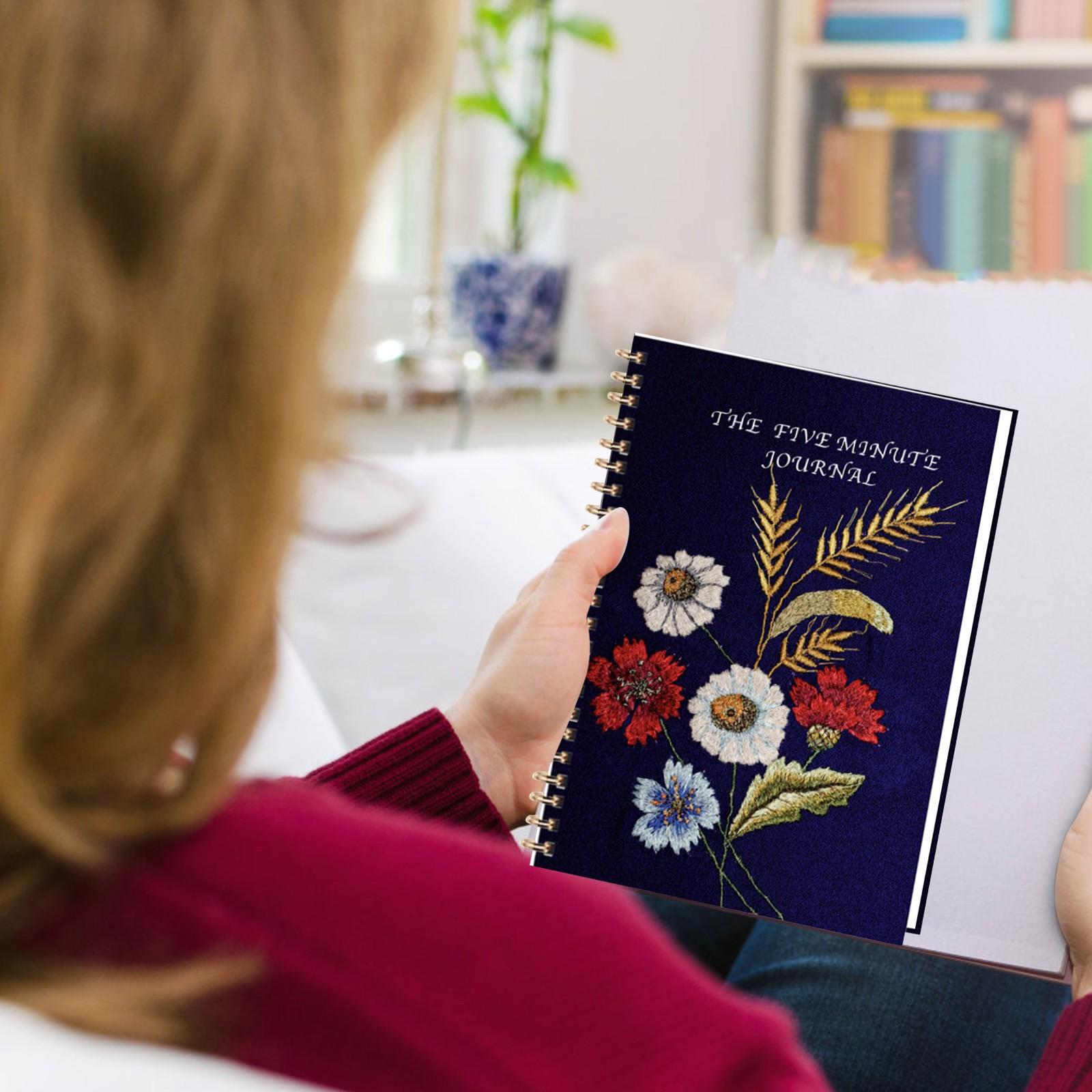 

NDEMl Пятиминутный журнал благодарности, Журнал благодарности с отрывными листами, Журнал осознанных размышлений и производительности, Недатированный печатный журнал One Size