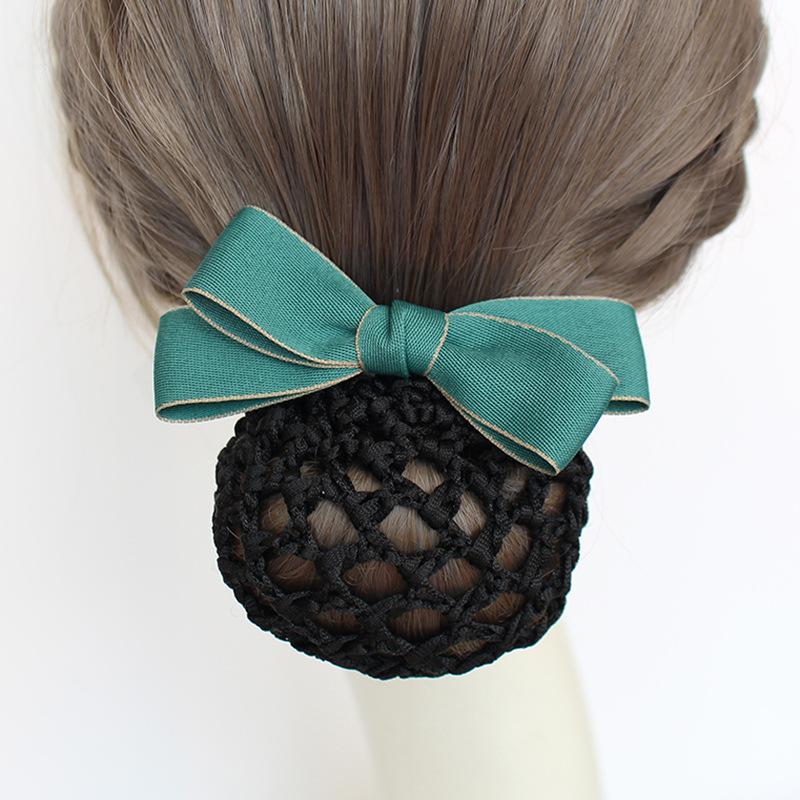 Nursing Worker Head Flower Female Net Pocket Nursing Home Staff Work Hair Hair Hotel Restaurant Waiter Work Hair Accessories