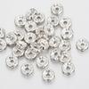100pcs 4-10mm Handmade Crystal Rhinestone Spacer Beads Loose Spacer Beads for DIY Bracelet Necklace Accessories Wholesale
